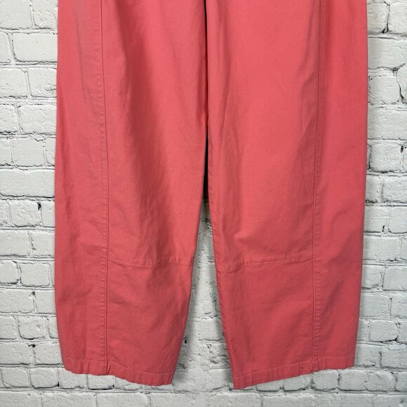 Anthropologie PILCRO The Izzie Relaxed Pull-On Barrel Leg Pants Womens XS Tall - Picture 3 of 11
